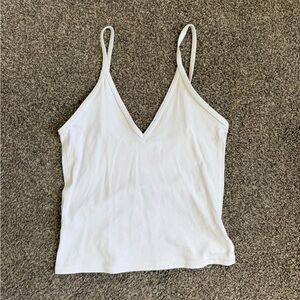 Aritzia golden tank size small white